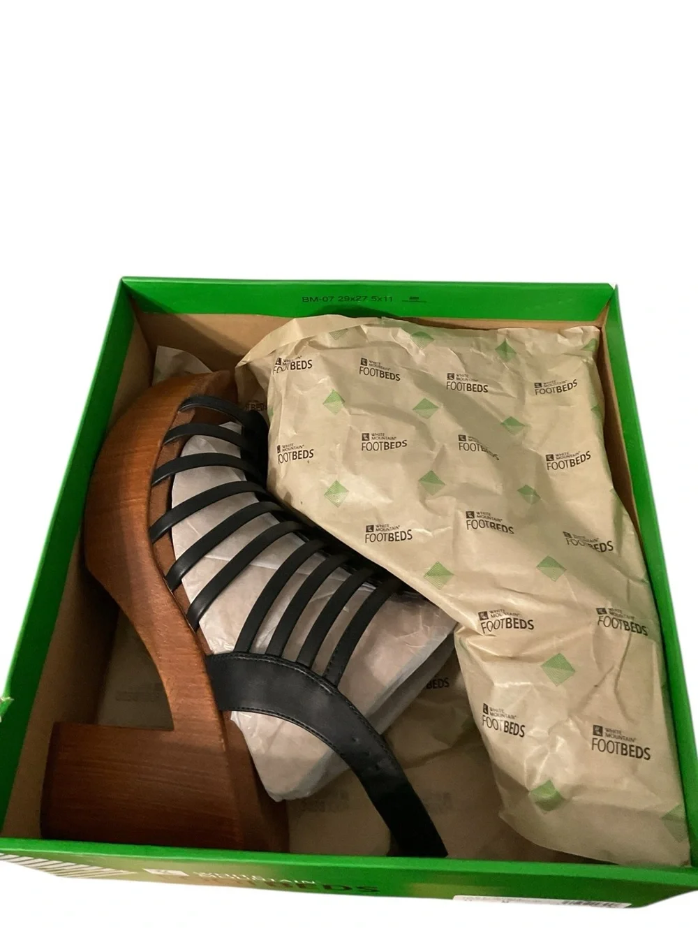 White Mountain “Astonish” Strappy Platform Sandals RT $85 4” Heel